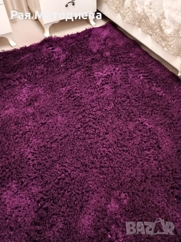 Килим с копринен косъм 220/160 см, снимка 2 - Килими - 52818646