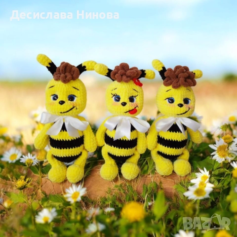 Пчелички, снимка 2 - Плюшени играчки - 52973551