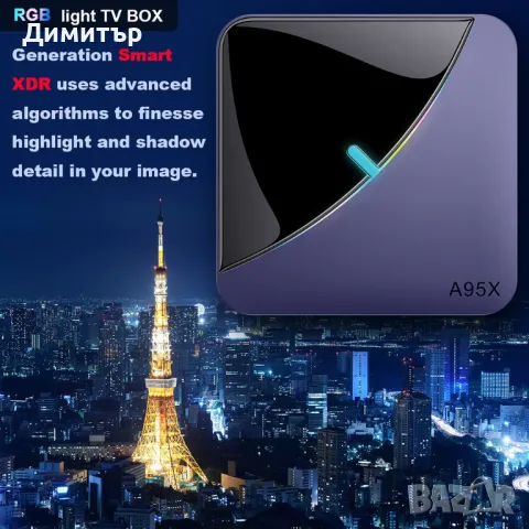 Android TV box - Vontar A95X F3 air II + air mouse, снимка 3 - Плейъри, домашно кино, прожектори - 48762064