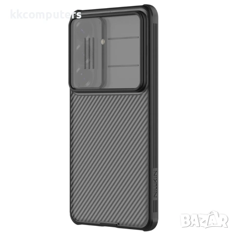 NILLKIN Camshield Pro за Samsung S26 - TPU+PC, Плъзгащо капаче, Прозрачно-черен, снимка 3 - Калъфи, кейсове - 53854562