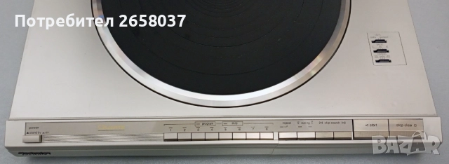 Продавам грамофон Technics SL-L3 сив, снимка 3 - Грамофони - 52423973