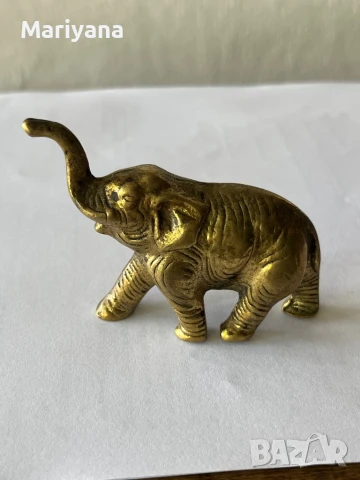 Винтидж фигурка на слон (бронз), снимка 2 - Колекции - 51272822