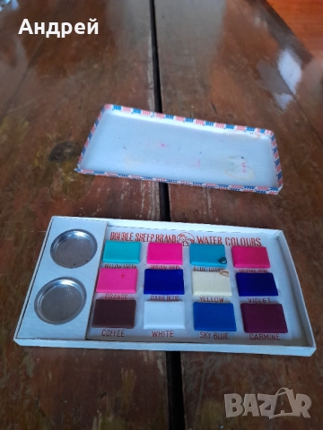 Стари водни бои,боички Double Sheep, снимка 2 - Други ценни предмети - 52906404