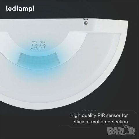 LED Аплик със Сензор 10W SAMSUNG чип Неутрално Бяла Светлина, снимка 3 - Лампи за стена - 45422906
