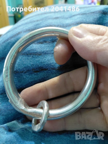 5 сребърни етнически гривни, снимка 10 - Гривни - 53219978