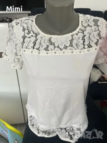 Liu-jo Блуза,Топ с дантелен гръб XS, снимка 4 - Корсети, бюстиета, топове - 50390655
