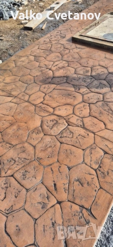 шлайфан ресан щампован бетон 