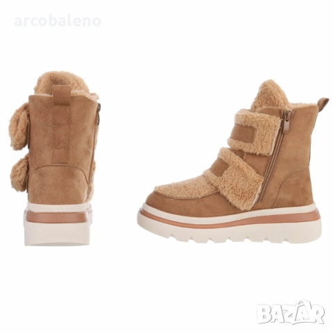 Дамски зимни боти до глезена, 4цвята , снимка 6 - Дамски боти - 51852854