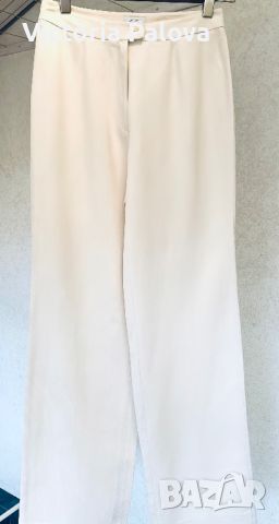Модерен луксозен панталон LOLA плътна коприна, снимка 6 - Панталони - 46257535