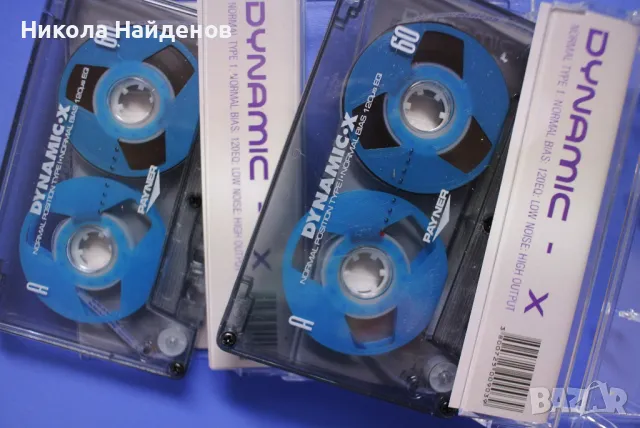 Аудио касети Reel to Reel ЧИСТО НОВИ Dynamic-x сини DIY 10 лв., снимка 4 - Аудио касети - 46994262