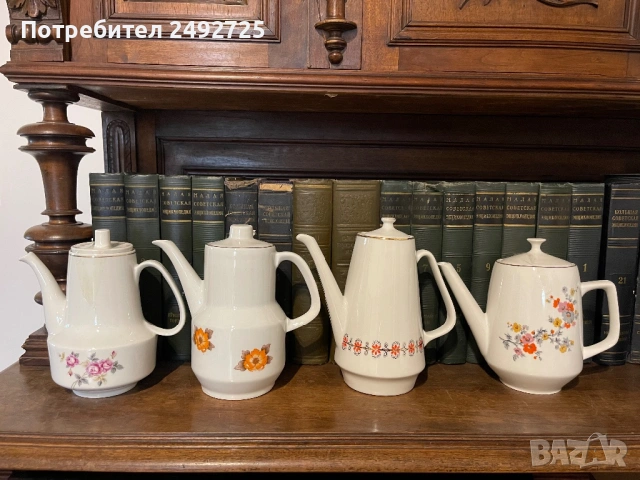 ✅чайници латиери сосиери захарници чинийки порцелан, снимка 2 - Други - 31358626