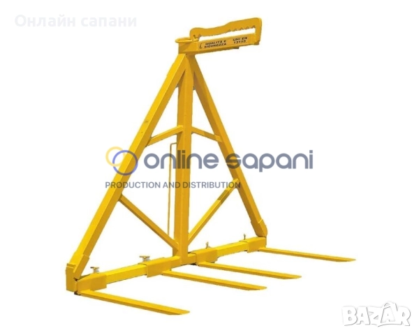 Кранови Вилици за повдигане на палета със строителни материали, снимка 7 - Други машини и части - 26275133