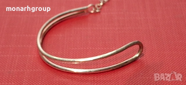  Сребърна гривна / без закопчалка/
