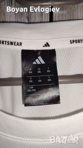 Спортна тениска Adidas , снимка 2 - Блузи - 52864357