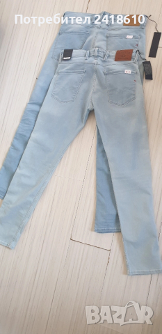 Replay Milano Anbass Stretch Slim Fit Mens Size 36/34 и 32/32 2бр НОВО! ОРИГИНАЛ Мъжки Дънки!, снимка 2 - Дънки - 53863620