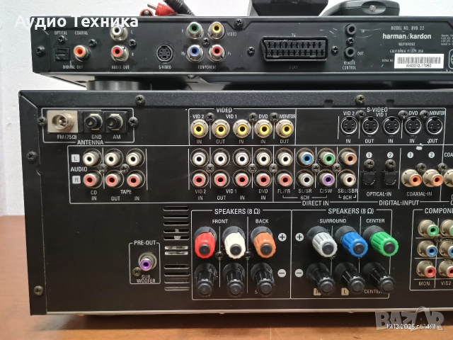 Ресивър (усилвател) harman/kardon AVR 135 + DVD 22 Перфектни! , снимка 18 - Ресийвъри, усилватели, смесителни пултове - 52855846