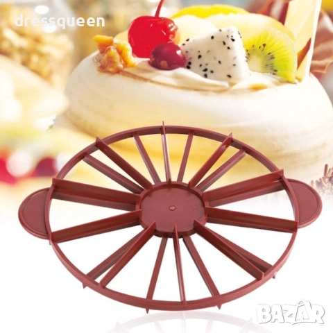 4428 Двустранен разделител за торти и сладкиши-Перфектни порции всеки път, снимка 7 - Форми - 53633467