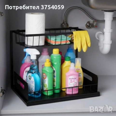 Органайзер за баня и кухня Cheffinger – идеално решение за ред и пространство, снимка 6 - Други стоки за дома - 53174094