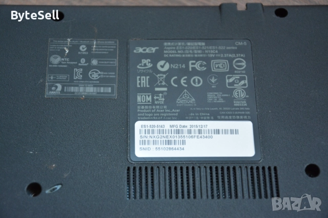 Acer Aspire ES1-520 15.6, снимка 6 - Части за лаптопи - 52968264