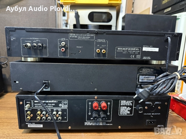 MARANTZ СЕТ PM-25 Усилвател/CD-38 CD Player/ST-48 Радио , снимка 7 - Аудиосистеми - 50145345