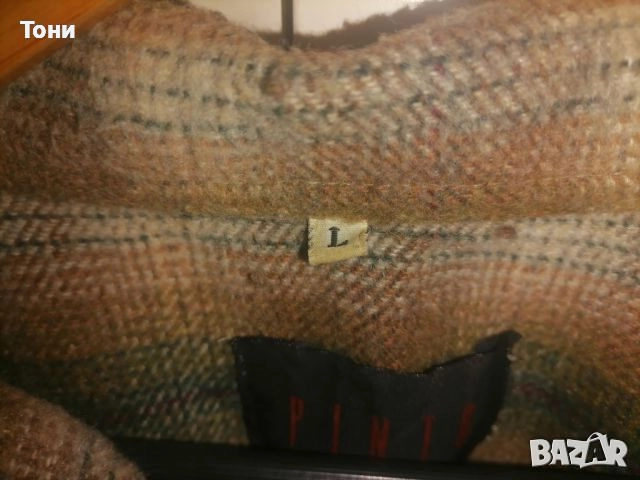 Нова Мъжка Зимна Вълнена Блуза L, снимка 5 - Блузи - 52791125