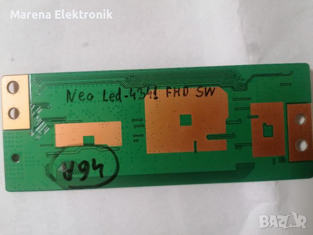 T.Con: N2THK430FHDCT02-1-T за дисплей: PT430CT02-1, снимка 2 - Части и Платки - 45707383