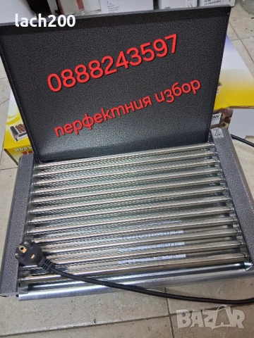 Неръждаема Ел.скара с капак , снимка 2 - Скари - 50639941