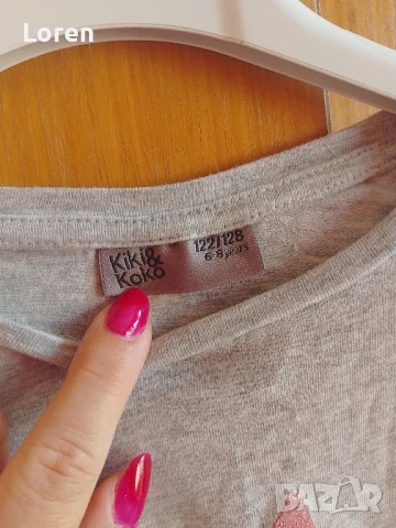 Подарявам!Детска красива блузка с розово тюлче от 6-8, снимка 9 - Детски Блузи и туники - 51386103