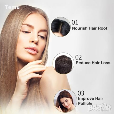 Многофункционален продукт за коса – растеж, заздравяване и сгъстяване, снимка 3 - Продукти за коса - 45686281
