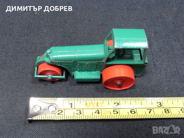 СТАРА РЕТРО МЕТАЛНА КОЛИЧКА LESNEY MATCHBOX ENGLAND AVELING-BARFORD ROAD ROLLER, снимка 7 - Колекции - 46291506