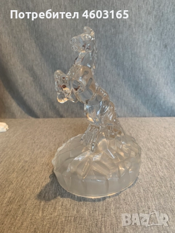 Кристална фигурка на кон, снимка 8 - Антикварни и старинни предмети - 52353256
