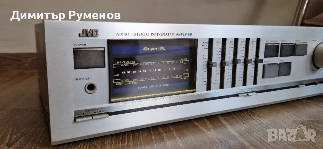 Усилвател JVC AX40, снимка 4 - Ресийвъри, усилватели, смесителни пултове - 46831529