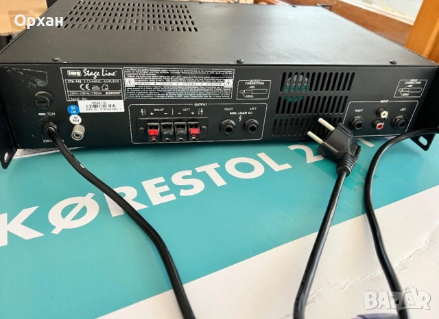 Професионално крайно стъпало (усилвател) IMG Stage Line STA-14, снимка 2 - Аудиосистеми - 53896018