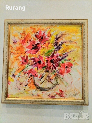 Авторски картини Маслена живопис,, Слънчеви Сезони ", снимка 3 - Картини - 53899328