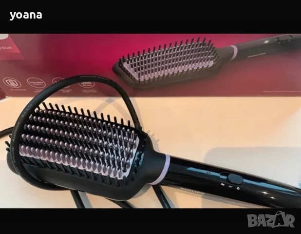 Стилизираща четка за коса с горещ въздух Philips BHH880/00, Технология ThermoProtect, Керамични плоч, снимка 6 - Маши за коса - 49792082