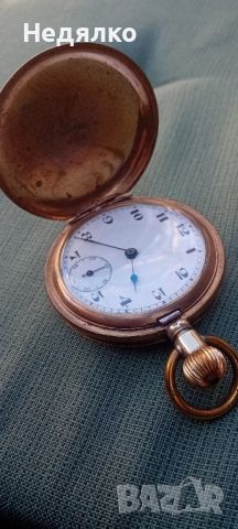 Стар швейцарски джобен часовник, снимка 4 - Антикварни и старинни предмети - 45141152