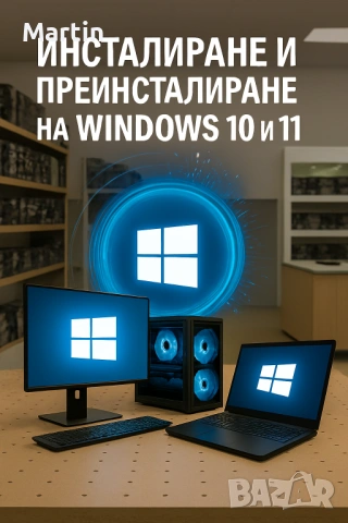 ИНСТАЛИРАНЕ И ПРЕИНСТАЛИРАНЕ НА WINDOWS 10 / 11