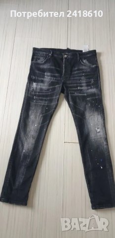 DSQUARED2 Slim Fit Stretch Italy Mens Size 50 - / 33 / ОРИГИНАЛ Мъжки Дънки!, снимка 12 - Дънки - 47044543