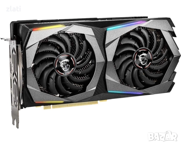 Геймърска Видеокарта MSI GeForce RTX 2060 Gaming Z 6GB GDDR6 с LED-лампи, снимка 3 - Видеокарти - 38099714