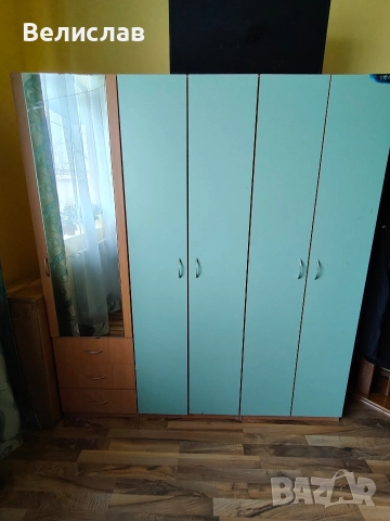 Гардероб с 3 секции., снимка 2 - Гардероби - 52635626