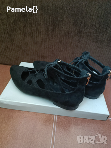 Черни обувки , снимка 2 - Дамски ежедневни обувки - 44956253