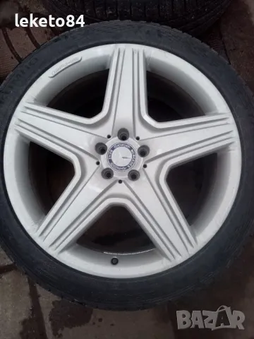 Джанти 21' AMG Mercedes 5x112, с НОВИ гуми 265/40/21  ML 164 / 166 .GL, снимка 5 - Гуми и джанти - 49757081