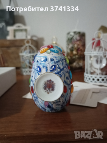 Яйце белгийски порцелан , снимка 6 - Декорация за дома - 44991943