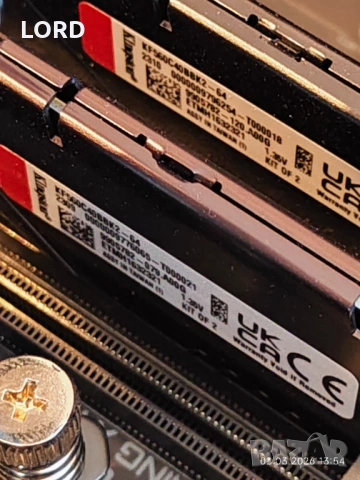 Комплект i9 13900KF, Gigabyte Z790 Gaming X AX, RAM 64GB DDR5 6000 - Гаранция!, снимка 3 - Процесори - 53656681