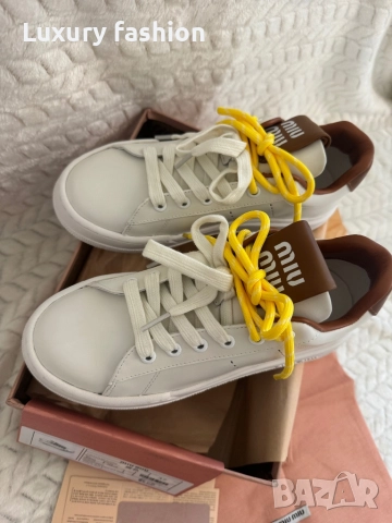 Дамски маратонки Miu Miu, снимка 7 - Маратонки - 52876000