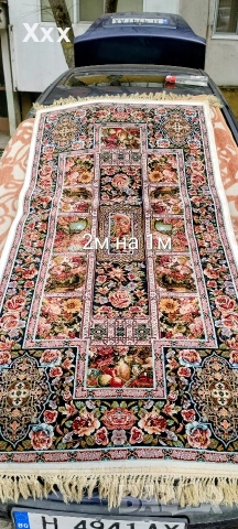 Ръчно тъкан копринен килим.Антика за ценители.