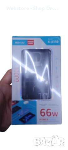 Преносима батерия 10000mAh 66W K-A110, снимка 7 - Външни батерии - 53600534