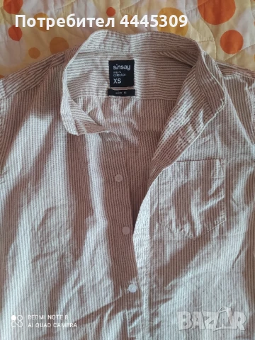 Риза с къс ръкав Sinsey р.xs, снимка 3 - Ризи - 50493142