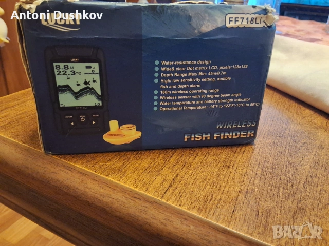Безжичен сонар за лодки за захранка Lucky FF718 liw , снимка 10 - Такъми - 53245602
