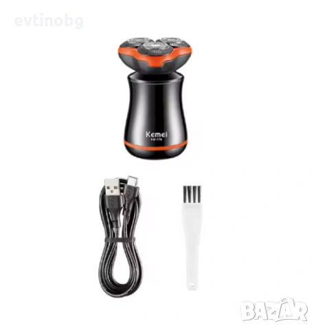 Акумулаторна електрическа самобръсначка, KM-776,  Водоустойчива